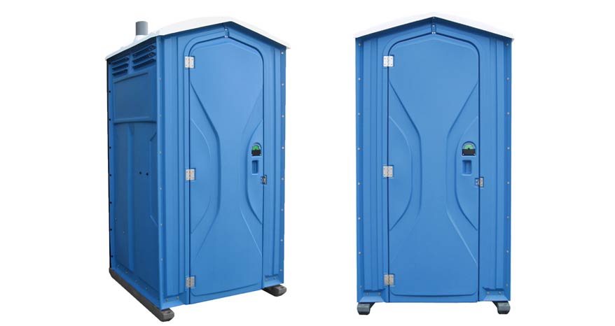 Long-term porta potty units on site in Anna, Texas